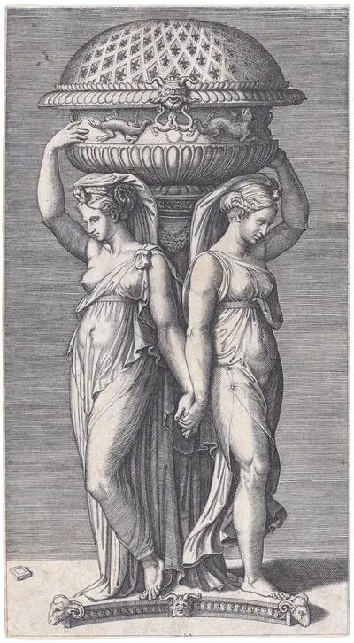 A Censer by Marcantonio Raimondi — digital art print download