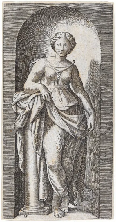 Fortitude by Marcantonio Raimondi — digital art print download