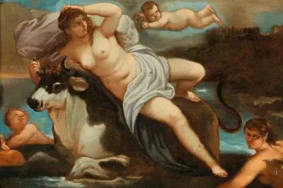 The Rape of Europa by Неаполитанская школа — digital art print download