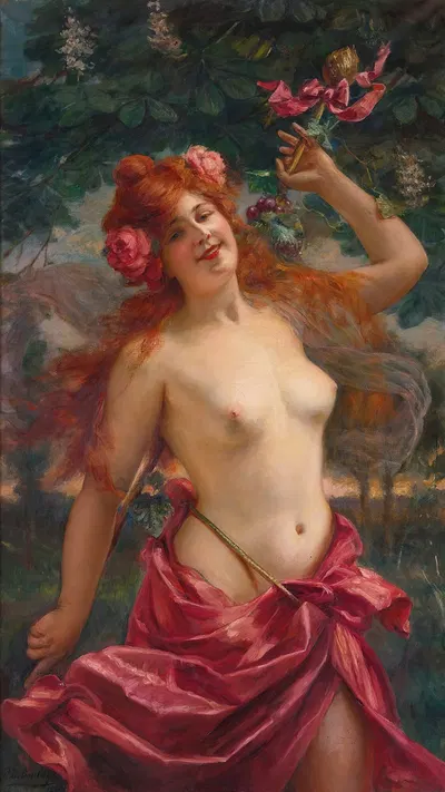 Bacchante by Поль де Ла Буле, 1904 — digital art print download