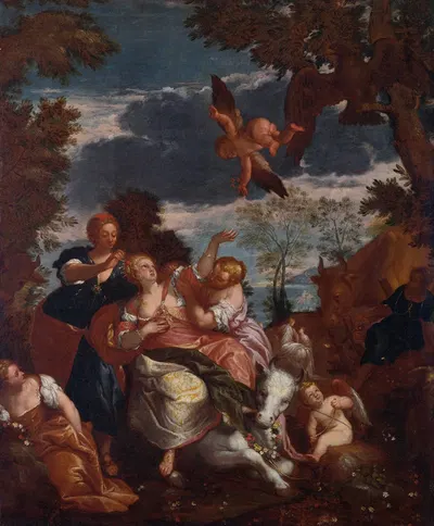The Rape of Europa by Франческо Монтемеццано — digital art print download