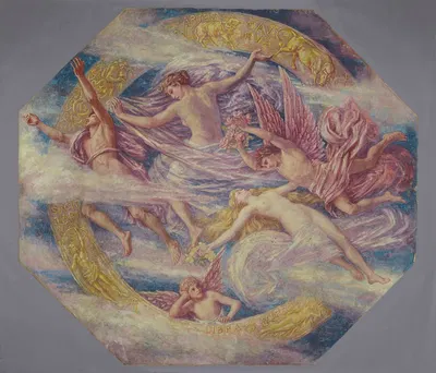 Diana and Her Attendants among the Constellations by Франсис Латроп — digital art print download