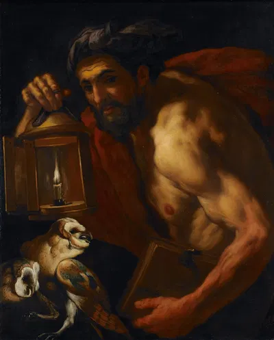 Diogenes by Иоганн Карл Лот — digital art print download