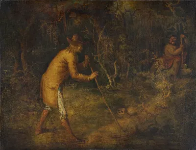 The Devil and Tom Walker by John Quidor, 1856 — digital art print download