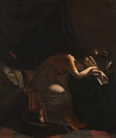 The Death of Sophonisba by Пьер-Нарцисс Герин, c. 1810 — digital art print download