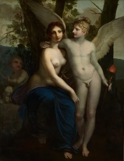The Union of Love and Friendship by Pierre-Paul Prud'hon, c. 1793 — digital art print download