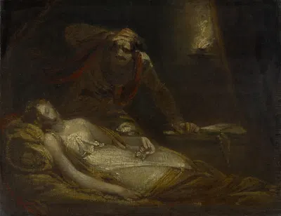 Othello and Desdemona by Теодор фон Холст — digital art print download
