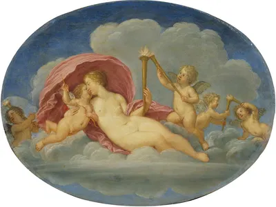 Venus and Cupid by Francesco Albani — digital art print download