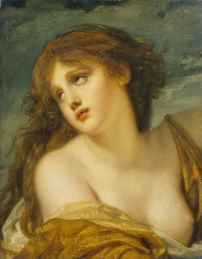 Psyche by Жан-Батист Грёз, c. 1786 — digital art print download