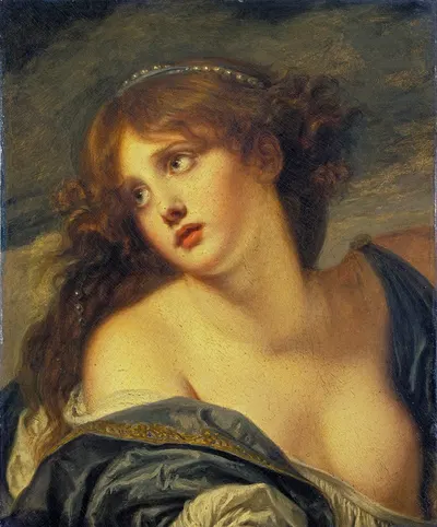 Psyche by Жан-Батист Грёз, 1786 — digital art print download