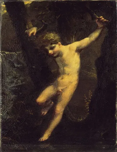 The Zephyr by Пьер-Поль Прудон, c. 1814 — digital art print download