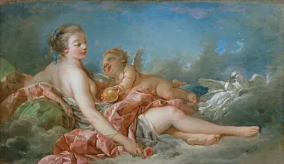 Venus and Cupid by Follower Of François Boucher, c. 1760 — digital art print download