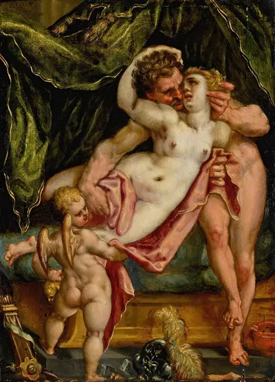 Venus And Mars by Follower of Bartholomaeus Spranger — digital art print download