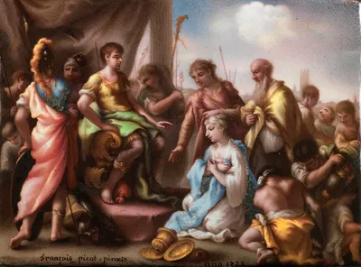 Plaque by Франсуа-Эдуар Пико, 1723 — digital art print download