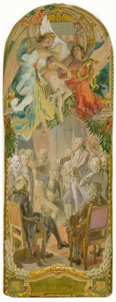 A Legislative Session by Louis Schaettle — digital art print download