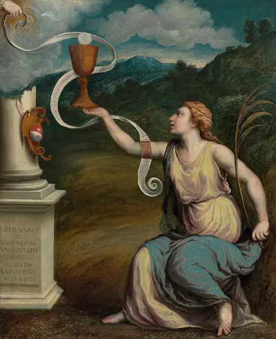 An Allegory of Faith by Париж Бордон — digital art print download