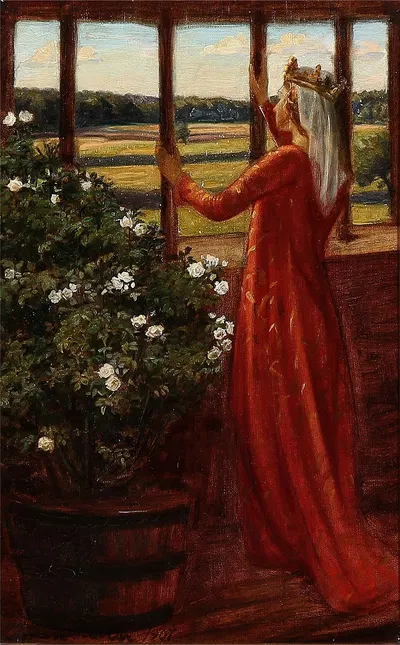 Isolde by Агнес Слотт-Мёллер, 1907 — digital art print download