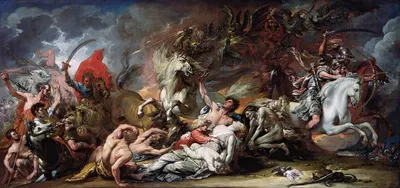 Death on the Pale Horse by Benjamin West, 1796 — digital art print download