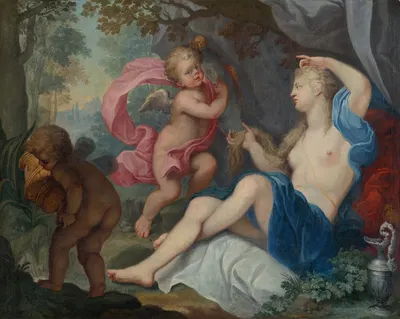 Venus' Toilet by Charles Alphonse Du Fresnoy, 1650 — digital art print download