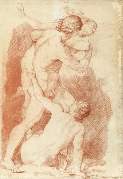 The Abduction Of Helen by Шарль-Жозеф Натоир — digital art print download