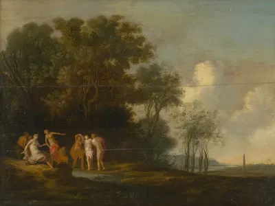 Diana and Callisto by Дирк Даленс, 1635–1645 — digital art print download