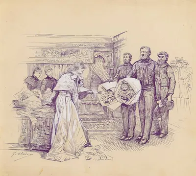 Scenes of Sarah Bernhardt's life by Жорж Жюль Виктор Клерен — digital art print download