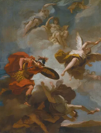 Allegory Of Virtue Triumphing Over Vice by Filippo Pedrini — digital art print download