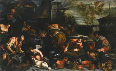 Vulcan's Forge by Follower of Jacopo da Ponte — digital art print download
