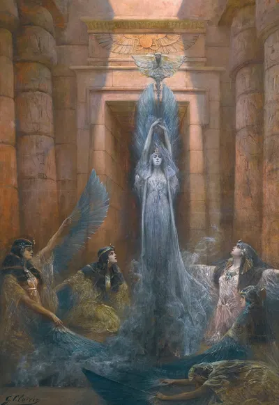 La Deesse Neith by Georges Jules Victor Clairin — digital art print download