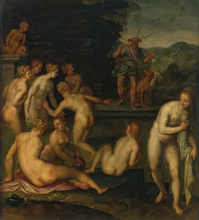 Diana And Actaeon by Giovanni Balducci — digital art print download