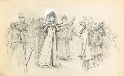 Scenes of Sarah Bernhardt's life by Жорж Жюль Виктор Клерен — digital art print download
