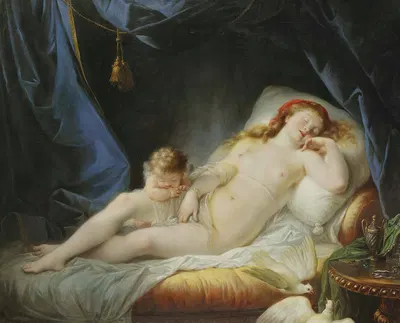 Sleeping Venus by Жан-Батист Регно — digital art print download