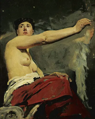 Study For The Central Figure In The Ceiling Of The Palais De La Legion D'honneur by Jean-Paul Laurens — digital art print…