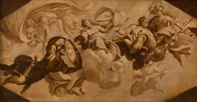Allegorie auf den militärischen Ruhm des Generals Montecuccoli by Лоренцо Пазинелли — digital art print download