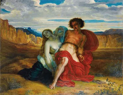 The Torture Of Mezence by Луи Жанмо, 1865 — digital art print download