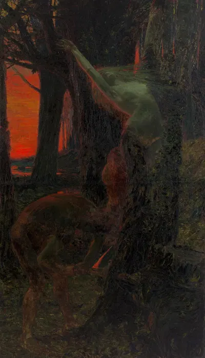 Tod der Dryade by Макс Курцвейл, 1895 — digital art print download