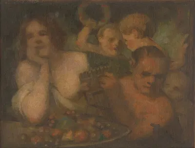 Bacchanalia by Милан Томка Митровский, 1901–1950 — digital art print download