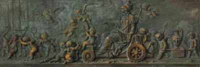 Allegory of the entry into Brussels of the Governors General of the Austrian Netherlands by Piat Joseph Sauvage, 1781 —…