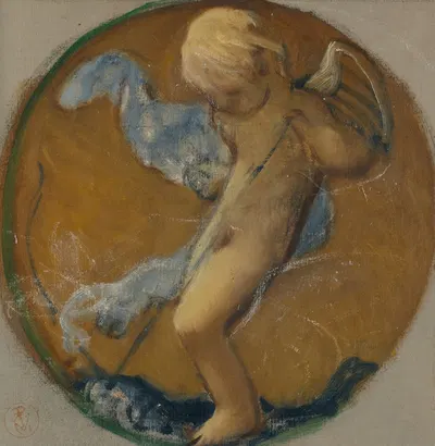Study for Roundel with Putto by Pierre-Victor Galland — digital art print download