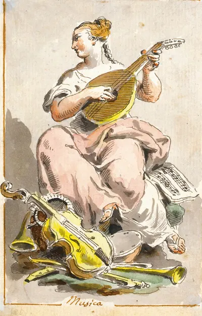 Musica by Pietro de Angelis — digital art print download