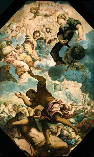 The Dreams of Men by Jacopo Tintoretto — digital art print download
