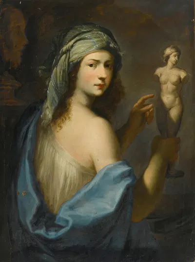 An Allegory Of Sculpture by Тосканская школа — digital art print download