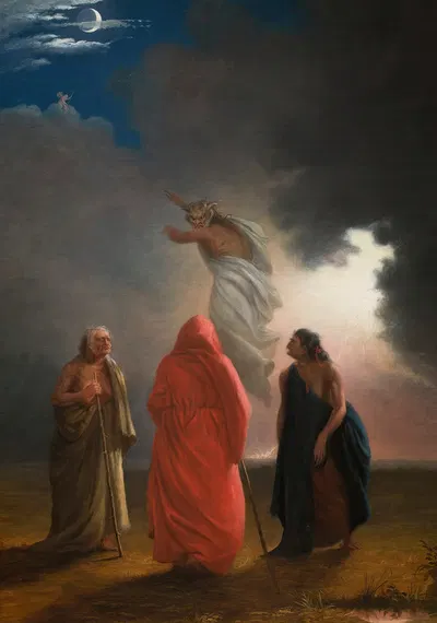 Scene from Macbeth by Уильям Риммер — digital art print download