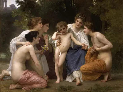Admiration by Уильям Бугеро, 1897 — digital art print download