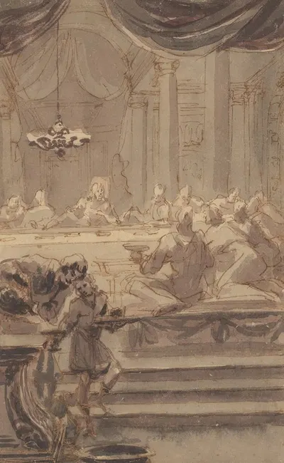 The Last Supper ca. 1705 by Джованни Антонио Пеллегрини — digital art print download