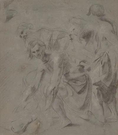 Compositional Study by Джованни Баттиста Караджоло — digital art print download