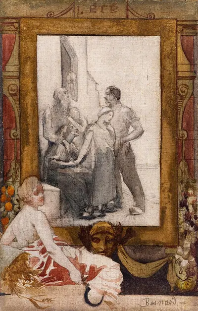 L'Eté by Альбер Безнар, 1880 — digital art print download