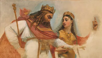 Clovis et Clotilde by Антуан-Жан Гро, 1811 — digital art print download
