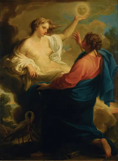 Truth and mercy by Circle Of Pompeo Batoni, 1646 — digital art print download