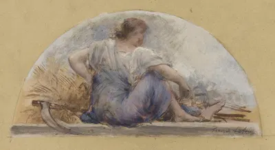 la Moisson ou L'Eté by François Lafon, 1893 — digital art print download